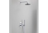 Overhead shower with arm Flaminia Fold chrome, wall mounted, śr. 20 cm- sanitbuy.pl