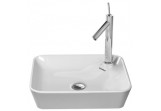 Countertop washbasin Duravit Starck 1 white, without overflow, battery hole, 46 x 46 cm