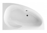 Asymmetric bathtub, corner Excellent Newa 160 x 94,8 cm, acrylic, white, right 