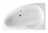 Asymmetric bathtub, corner Excellent Newa 160 x 94,8 cm, acrylic, white, left