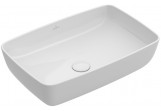 Countertop washbasin, rectangular Villeroy & Boch Artis white Alpin, 58 x 38 cm, 