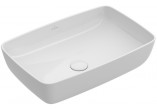Countertop washbasin, rectangular Villeroy & Boch Artis white Alpin, 58 x 38 cm, - sanitbuy.pl