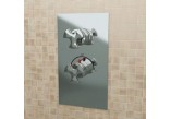 Mixer shower, thermostatic Flaminia Evergreen chrome, 27 x 15 cm, 1 wyjście- sanitbuy.pl