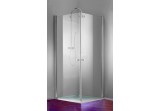 Door Huppe Design Pure - swing, szer. 90 cm, silver mat, transparent