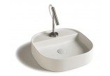 Countertop washbasin Galassia SmartB white, śr. 45 cm, with tap hole- sanitbuy.pl