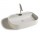 Countertop washbasin Galassia SmartB white, 65 x 45 cm, with tap hole