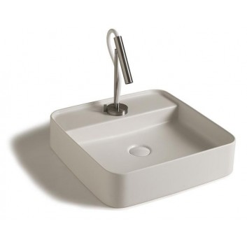 Countertop washbasin Galassia SmartB white, 95 x 45 cm, with tap hole- sanitbuy.pl