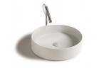 Countertop washbasin, round Galassia SmartB white, śr. 38 cm, without tap hole