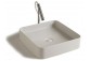 Countertop washbasin, rectangular Galassia SmartB white, 95 x 38 cm, without hole i półki na baterię- sanitbuy.pl