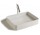 Countertop washbasin, rectangular Galassia SmartB white, 65 x 38 cm, without hole i półki na baterię