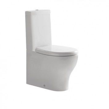 Bowl washdown model WC, standing Galassia Eden white, 53 x 36 x 42 cm, drain uniwersalny- sanitbuy.pl