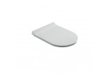 Seat WC duroplast, with soft closing Galassia Dream white, hinges metalowe