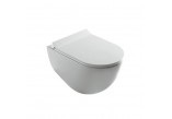 Bowl washdown model WC, hanging Galassia Eden white, 53 x 36 cm- sanitbuy.pl