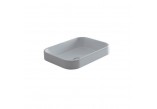 Countertop washbasin, vanity Galassia Dream white, 50 x 38 x 7 cm, without overflow, without tap hole- sanitbuy.pl