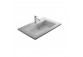 Wall-hung washbasin/drop in Galassia MEG11 white, 96 x 52 x 2 cm, with shelf for battery- sanitbuy.pl