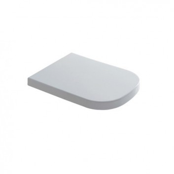 Seat WC duroplast Galassia MEG11 white, hinges metalowe- sanitbuy.pl