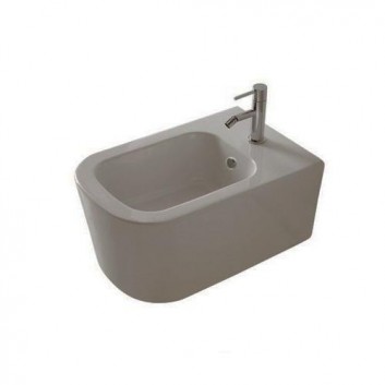 Wall hung bidet Galassia MEG11 black, 55 x 35 cm- sanitbuy.pl