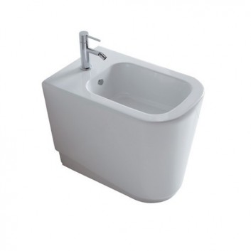 Back to wall bidet Galassia MEG11 white, 55 x 35 x 42 cm- sanitbuy.pl