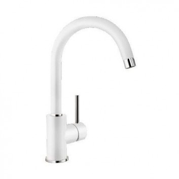 Kitchen faucet Blanco MIDA, white- sanitbuy.pl