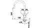 Kitchen faucet Blanco MIDA-S, kawowy- sanitbuy.pl