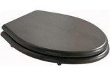 Seat WC duroplast Galassia Ethos black, hinges chromee, oak powlekany poliestrem, do kompaktu- sanitbuy.pl