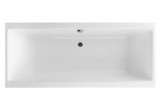 Bathtub rectangular Excellent Pryzmat Slim 180x80,5 cm, white, acrylic