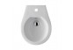 Wall hung bidet Galassia Midas white, 52 x 38 x 25 cm, overflow, battery hole- sanitbuy.pl