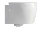 Bowl WC hanging Galassia Midas white, 52 x 38 x 25 cm, overflow, battery hole- sanitbuy.pl