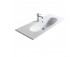 Washbasin wall-hung/countertop Galassia ERGO white, 105 x 45 cm, overflow, battery hole- sanitbuy.pl