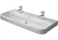 Vanity washbasin Duravit Happy D., 100 cm, 1-hole, White Alpin WonderGliss- sanitbuy.pl