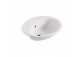 Countertop washbasin Galassia Eloise white, 62 x 52 x 22 cm, with tap hole- sanitbuy.pl