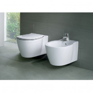 Wall-hung wc WC Ideal Standard 36,5x54 cm Connect Rimles Aquablade white- sanitbuy.pl