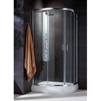 Shower cabin Radaway Premium Plus E 90x80 glass transparent- sanitbuy.pl