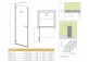 Door wnękowe Radaway Arta DWJ I 90cm x 200cm left chrome, glass transparent- sanitbuy.pl