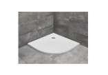 Angle shower tray z conglomerateu marmurowego 90x90cm Radaway Zantos A- sanitbuy.pl