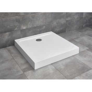 Acrylic shower tray Radaway Doros C square 80x80 cm- sanitbuy.pl