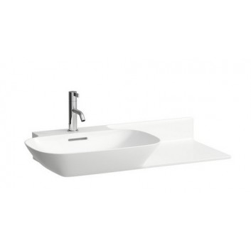 Washbasin wall mounted 900 x 450 mm SaphirKeramik with top on the right stronie with tap hole Laufen INO- sanitbuy.pl