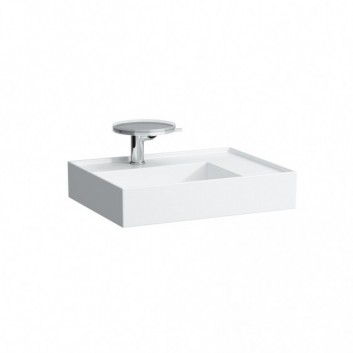 Washbasin wall mounted 60x46 cm SaphirKeramik without tap hole Laufen Kartell- sanitbuy.pl