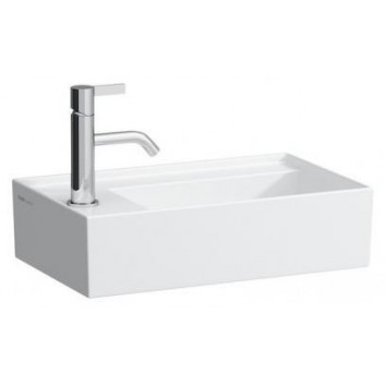 Washbasin wall mounted small 460 x 280 mm SaphirKeramik 1-hole Laufen Kartell- sanitbuy.pl