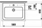 Countertop washbasin 560x440mm with tap hole Laufen Pro A - sanitbuy.pl