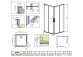 Shower cabin 100x80cm glass transparent chrome Radaway Idea Kdd- sanitbuy.pl