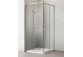 Shower cabin 100x80cm glass transparent chrome Radaway Idea Kdd - sanitbuy.pl