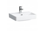 Washbasin wall mounted 48x28cm with tap hole on the left stronie, white Laufen Pro S- sanitbuy.pl