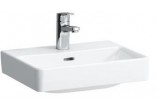 Washbasin wall mounted 45x34cm with tap hole in the middle, white Laufen Pro S- sanitbuy.pl
