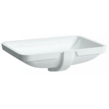 Under-countertop washbasin 52,5x40 cm white without tap hole Laufen Pro S- sanitbuy.pl