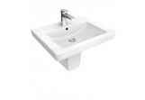 Washbasin Villeroy & Boch Subway 2.0 60x47 cm, with 1 hole, z overflow, Weiss Alpin