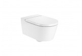 Wall-hung wc Roca Round Inspira rimless 37x56 cm white 