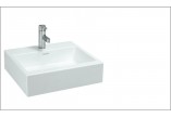Countertop washbasin with tap hole 500x460 LAUFEN LIVING CITY- sanitbuy.pl