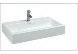 Countertop washbasin z otoworem na baterię 800x460 LAUFEN LIVING CITY- sanitbuy.pl