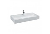 Washbasin ścienno-countertop 1000 x 460 mm with tap hole white Laufen LIVING CITY